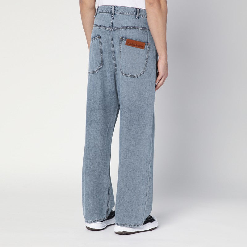 DARKPARK Wide-leg Donte blue washed jeans