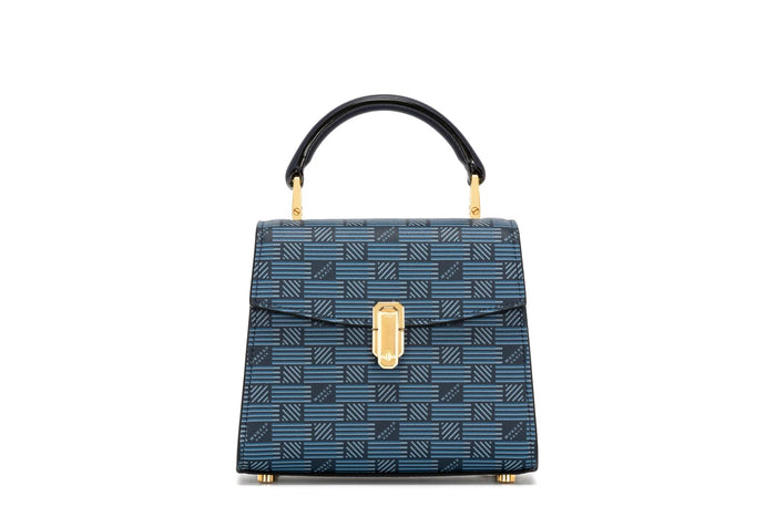Moreau Paris Sophie Micro Bullskin - Navy