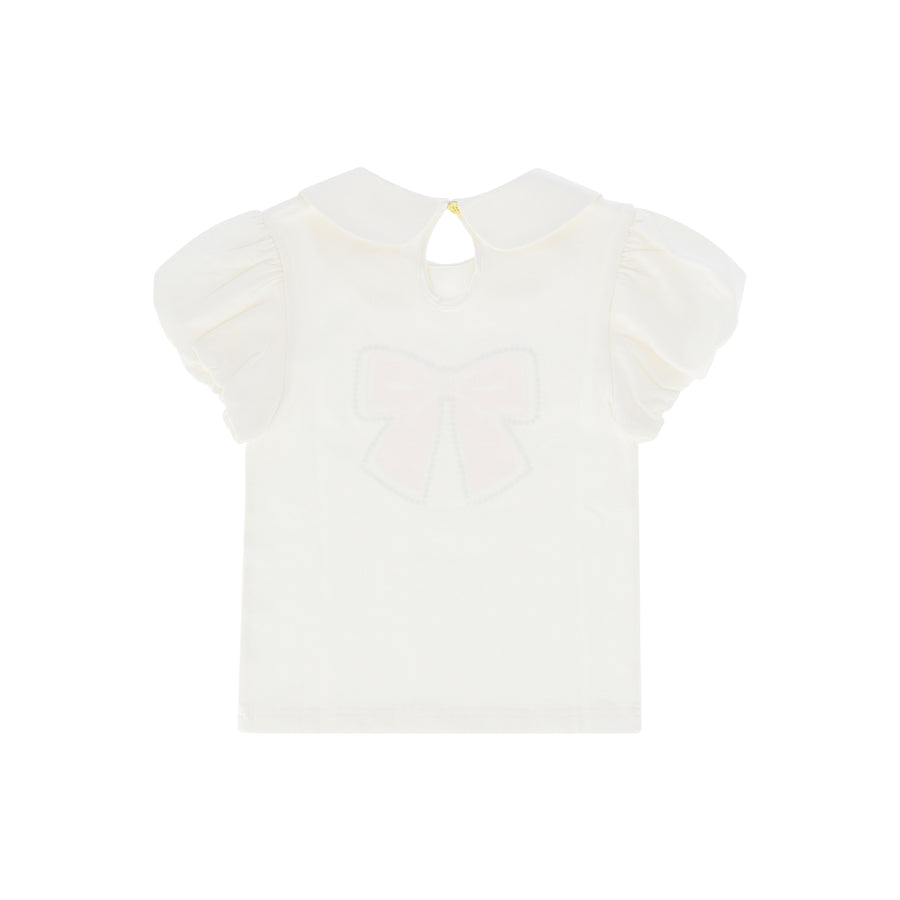 Mallory Bow Top Snowdrop