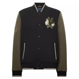 Psycho Bunny Men's Auguste Knit Bomber Jacket