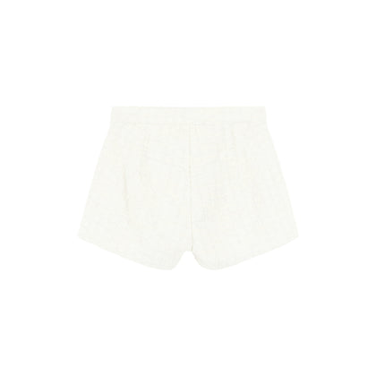 Nessa Tweed Shorts Snowdrop