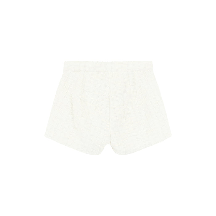 Nessa Tweed Shorts Snowdrop