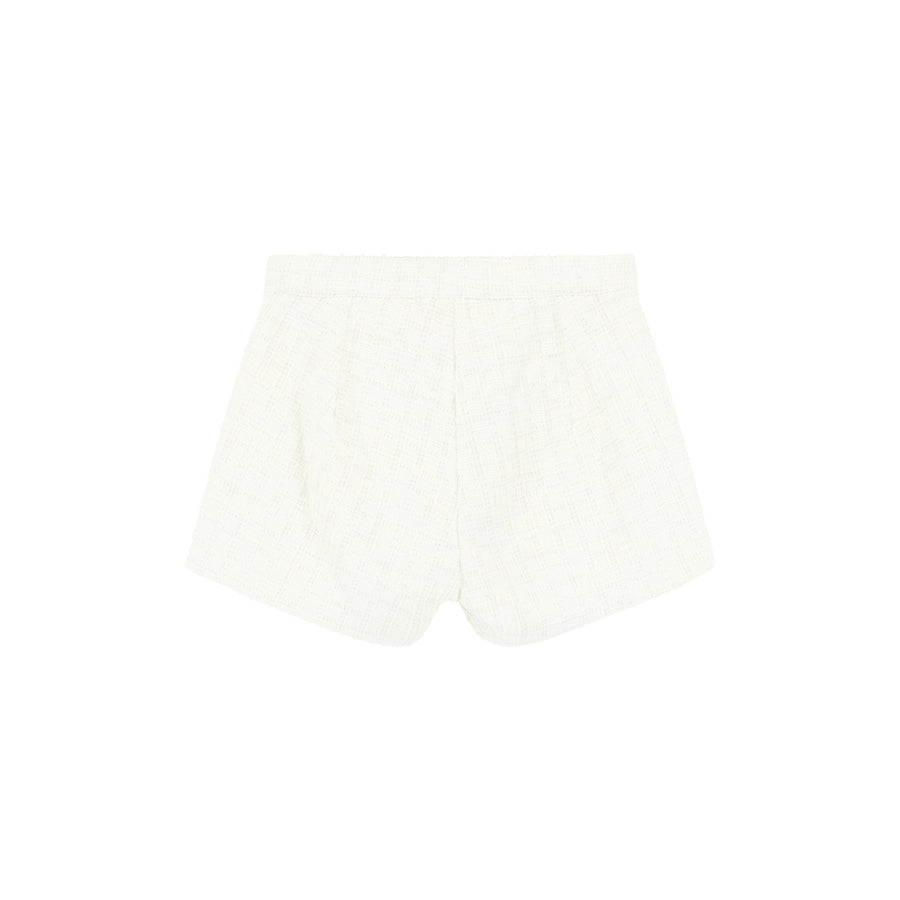 Nessa Tweed Shorts Snowdrop