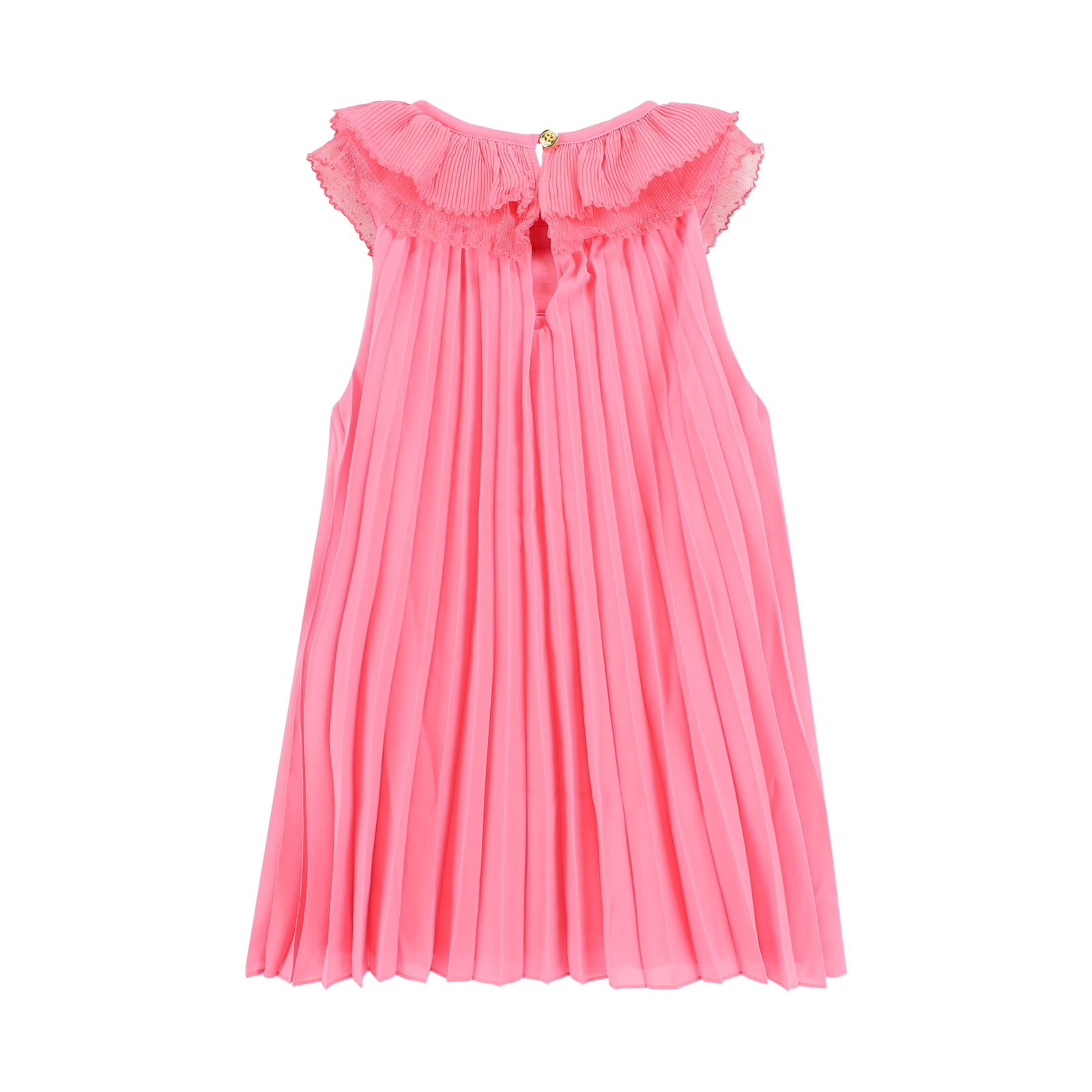 Norma Pleated Dress Begonia Pink