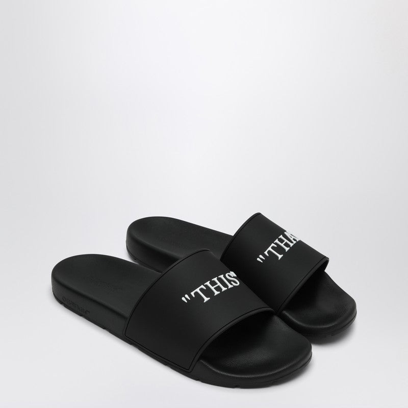 Off White Off-White™ Black This That slides