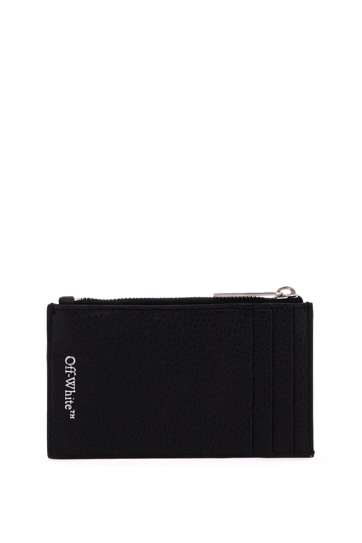 Off White Off-White leather diag card holder