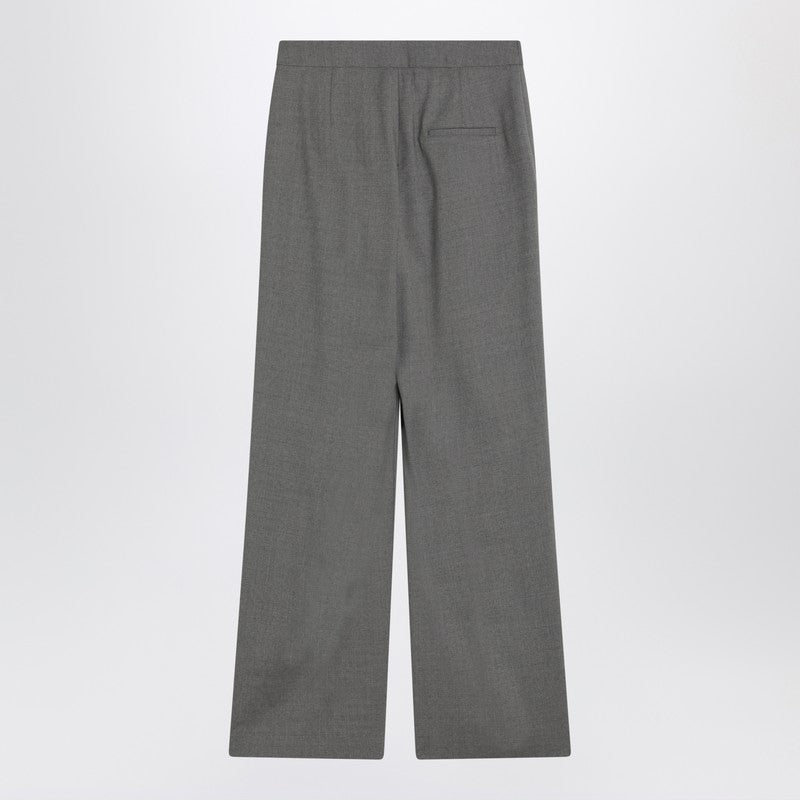 Loulou Studio Wide grey wool pants