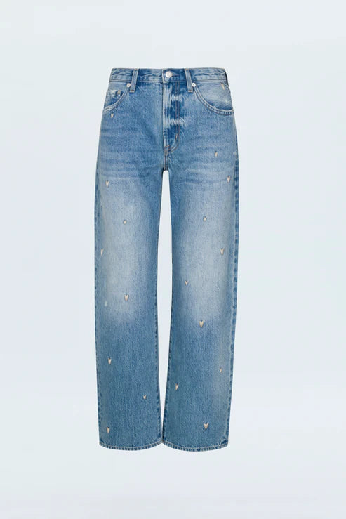 LEXI MID RISE BOWED STRAIGHT PANT