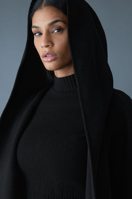 Mackage PAYA Wool Wrap Coat With Sash Belt