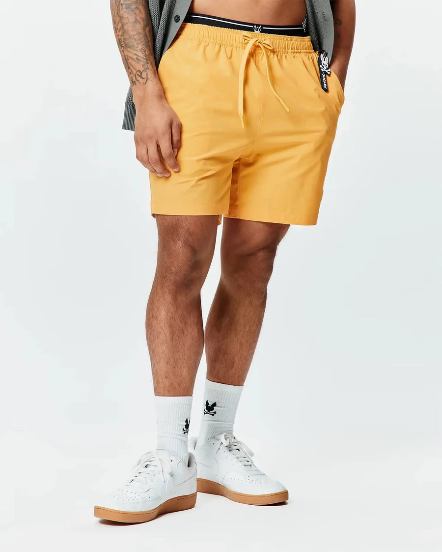 Psycho Bunny Samos Hydrochromic Printed Swim Trunk