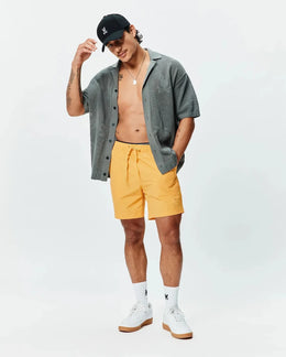 Psycho Bunny Samos Hydrochromic Printed Swim Trunk
