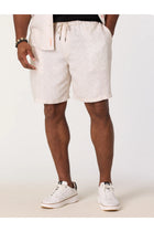 Psycho Bunny Brad All Over Print Linen Blend Short