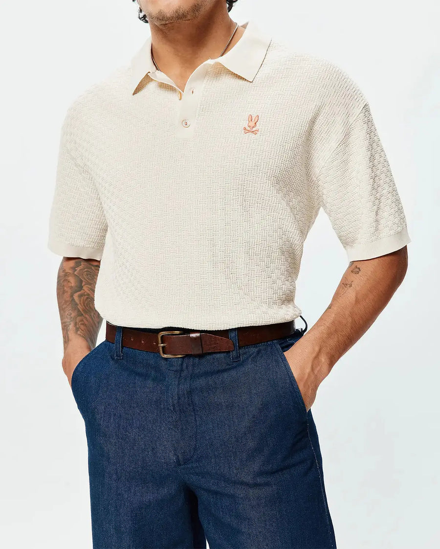 Psycho Bunny Jace Relaxed Fit Knit Polo