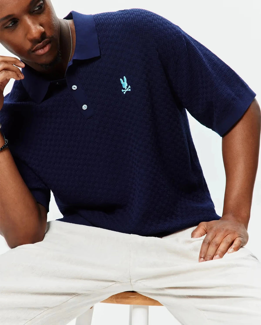 Psycho Bunny Jace Relaxed Fit Knit Polo