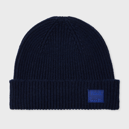 Paul Smith Royal Blue Cashmere-Blend Beanie