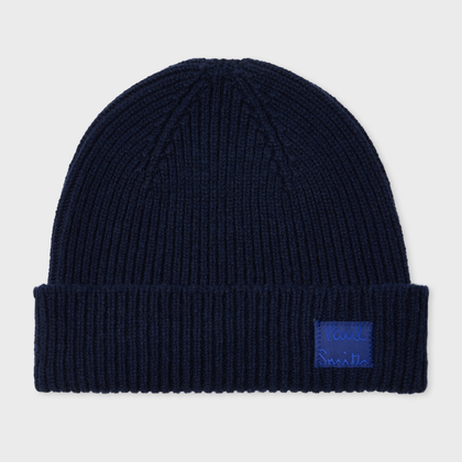 Paul Smith Royal Blue Cashmere-Blend Beanie