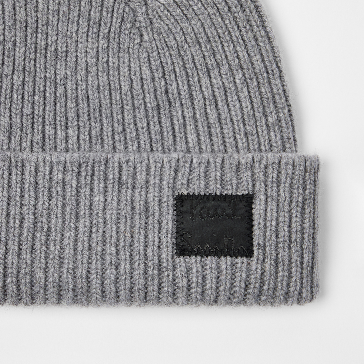 Paul Smith Grey Cashmere-Blend Beanie
