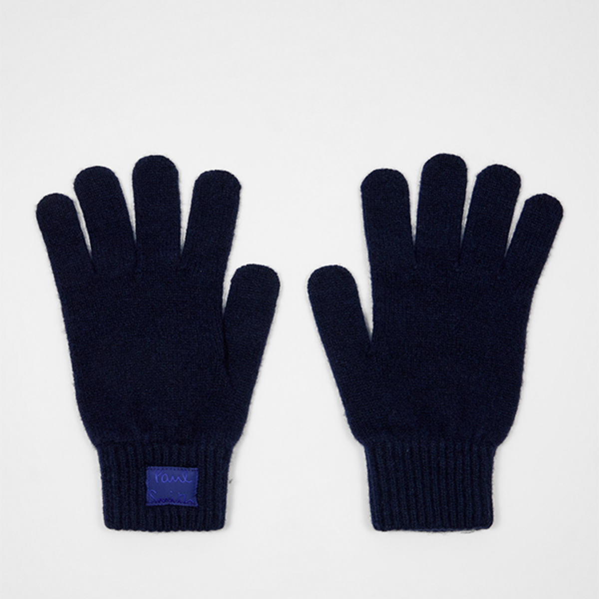 Paul Smith Cashmere-Blend Gloves in Navy