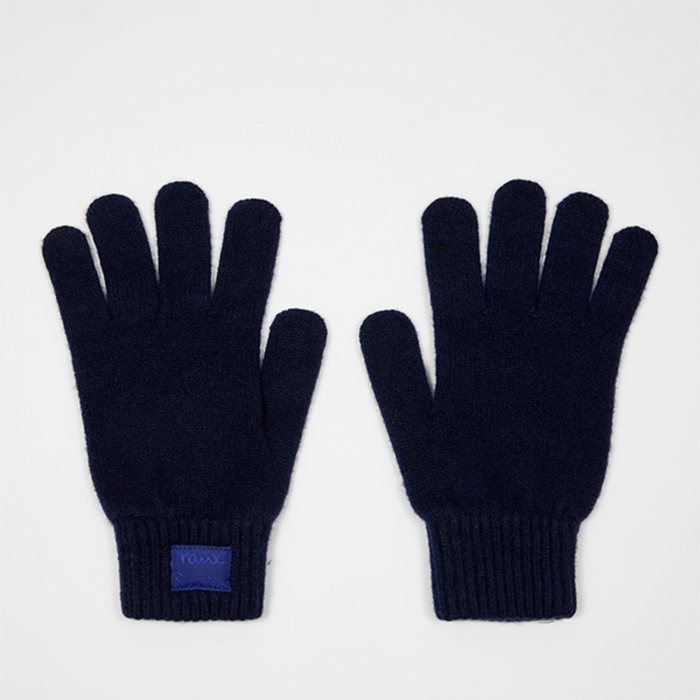 Paul Smith Cashmere-Blend Gloves in Navy