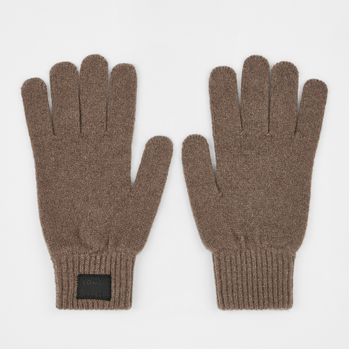 Paul Smith Cashmere-Blend Gloves in Brown