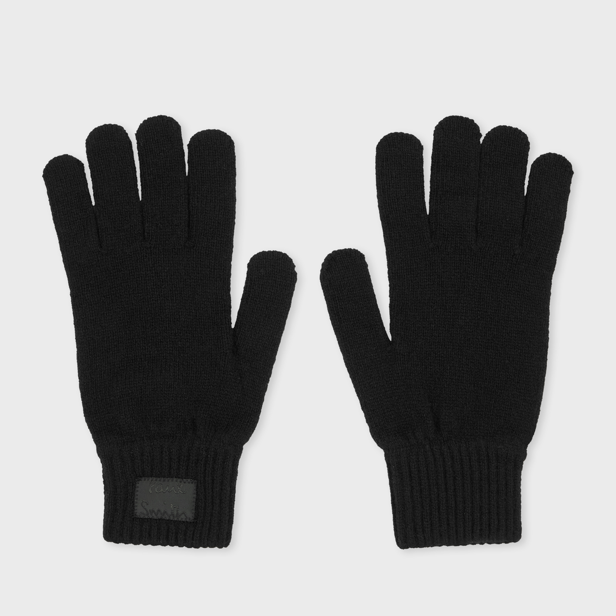 Paul Smith Cashmere-Blend Gloves in Black