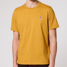 PS Paul Smith Mustard Organic Cotton Zebra Logo T-Shirt