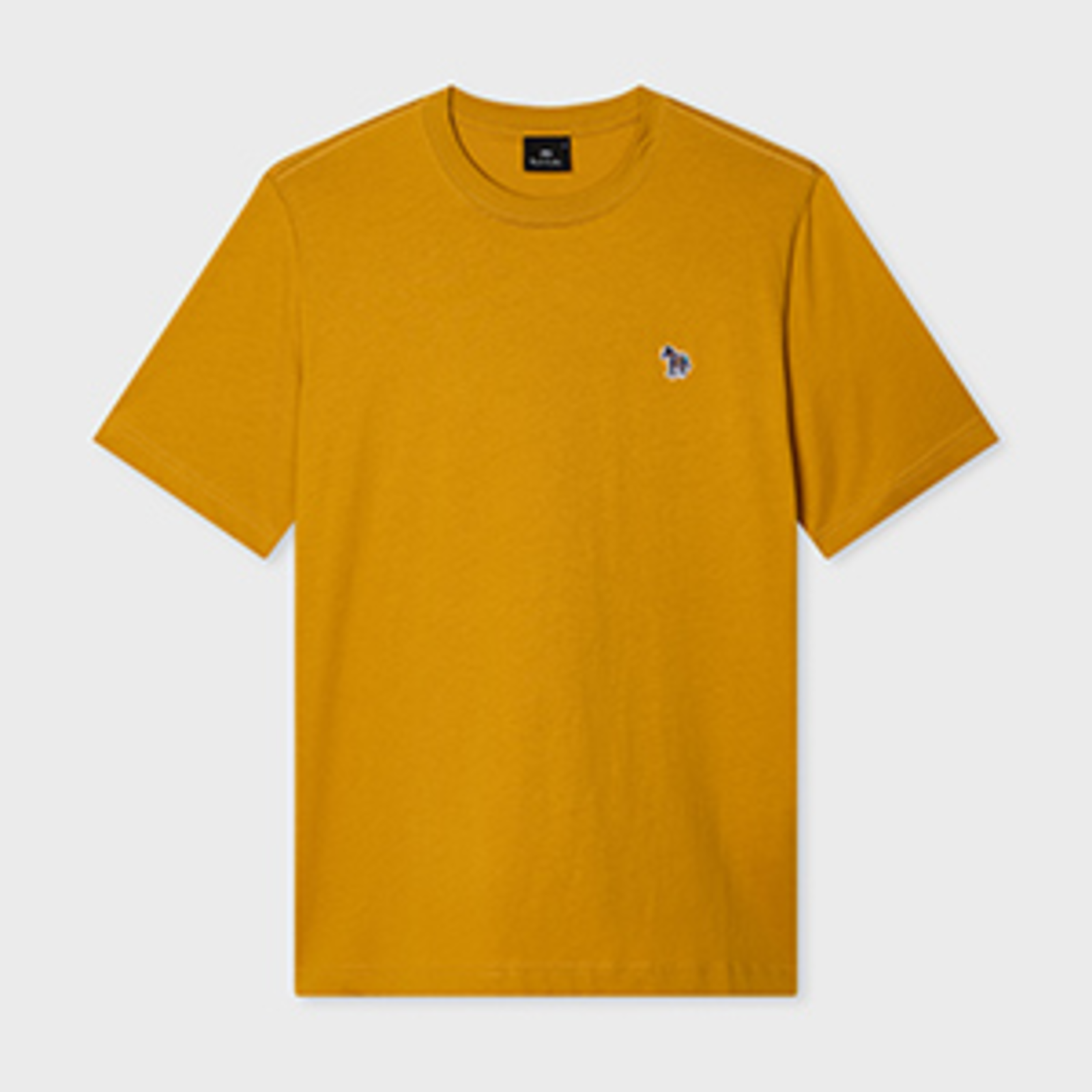 PS Paul Smith Mustard Organic Cotton Zebra Logo T-Shirt