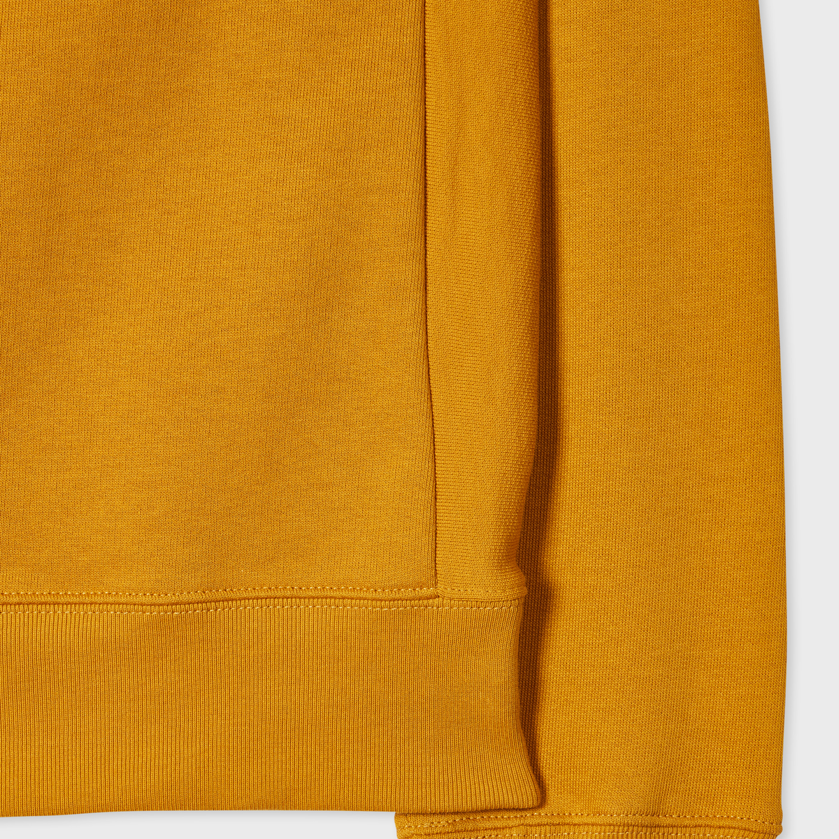 PS Paul Smith Mustard Organic Cotton Zebra Logo Sweatshirt