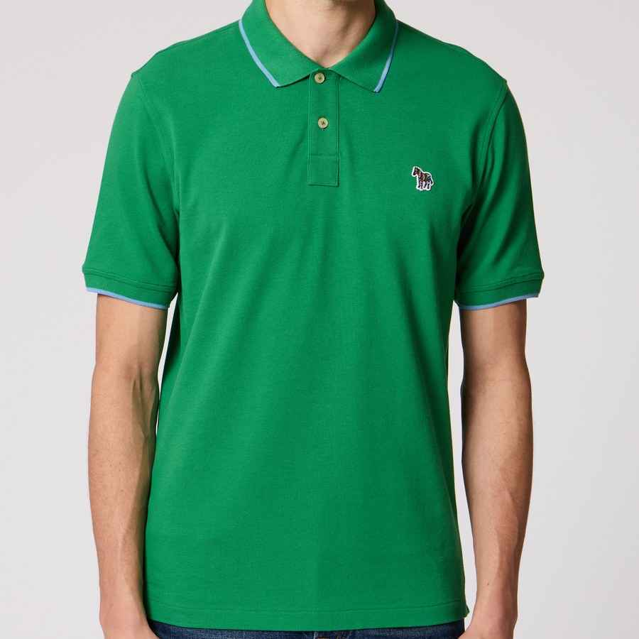 PS Paul Smith Organic Cotton Zebra Polo Shirt