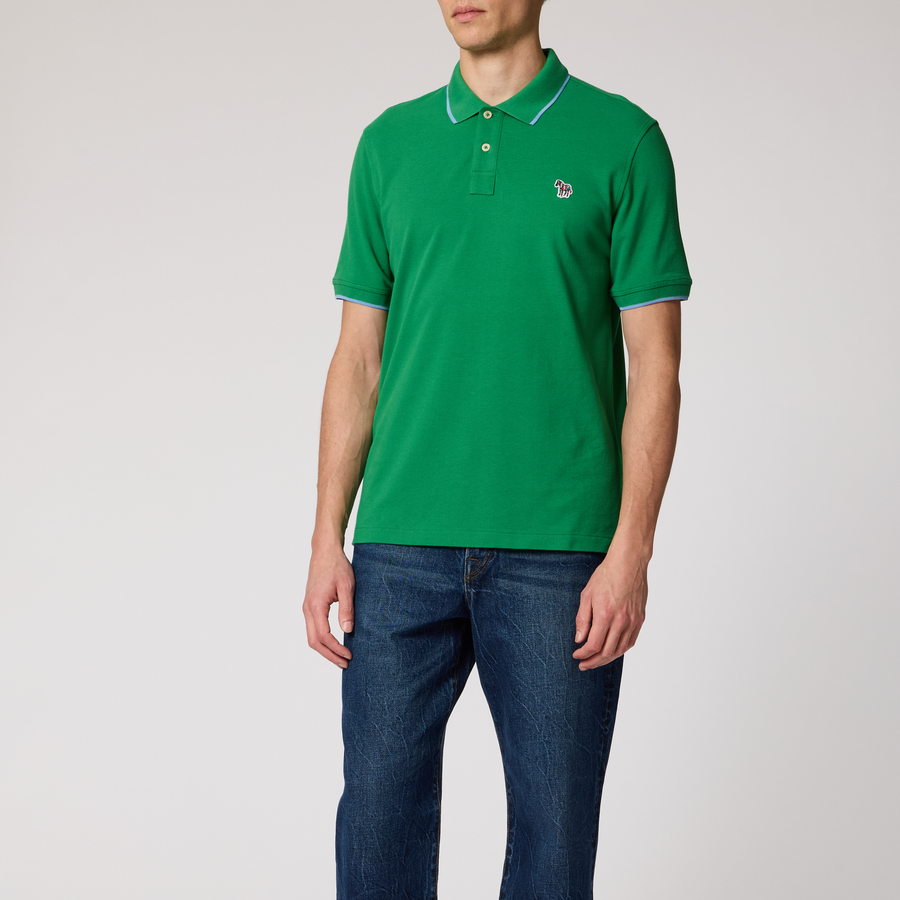 PS Paul Smith Organic Cotton Zebra Polo Shirt