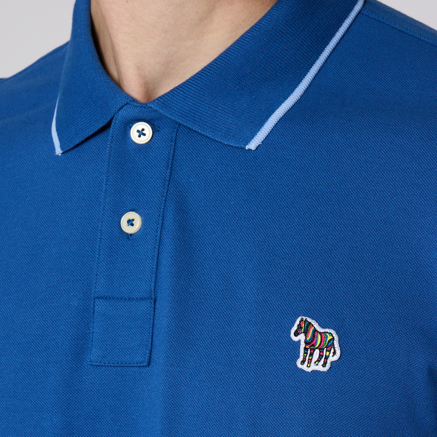PS Paul Smith Organic Cotton Zebra Polo Shirt
