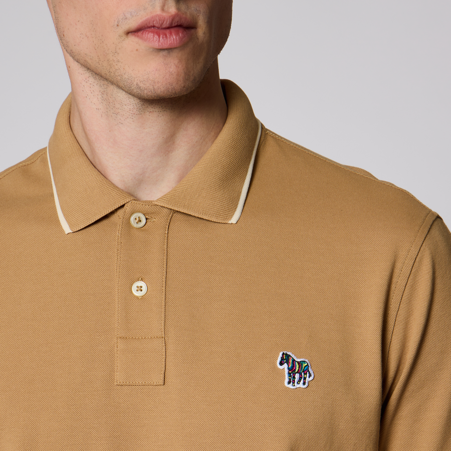 PS Paul Smith Organic Cotton Zebra Polo Shirt