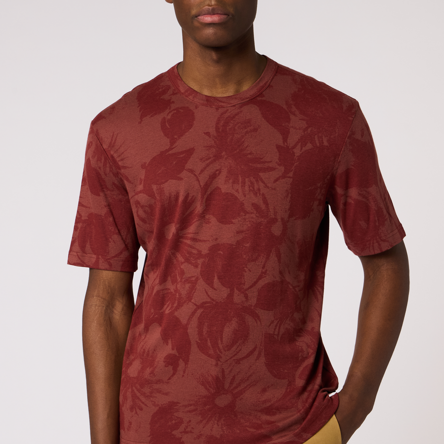 PS Paul Smith Red Floral Print T-Shirt