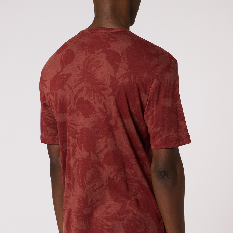 PS Paul Smith Red Floral Print T-Shirt