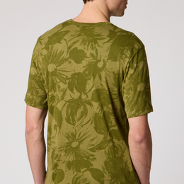 PS Paul Smith Green Floral Print T-Shirt