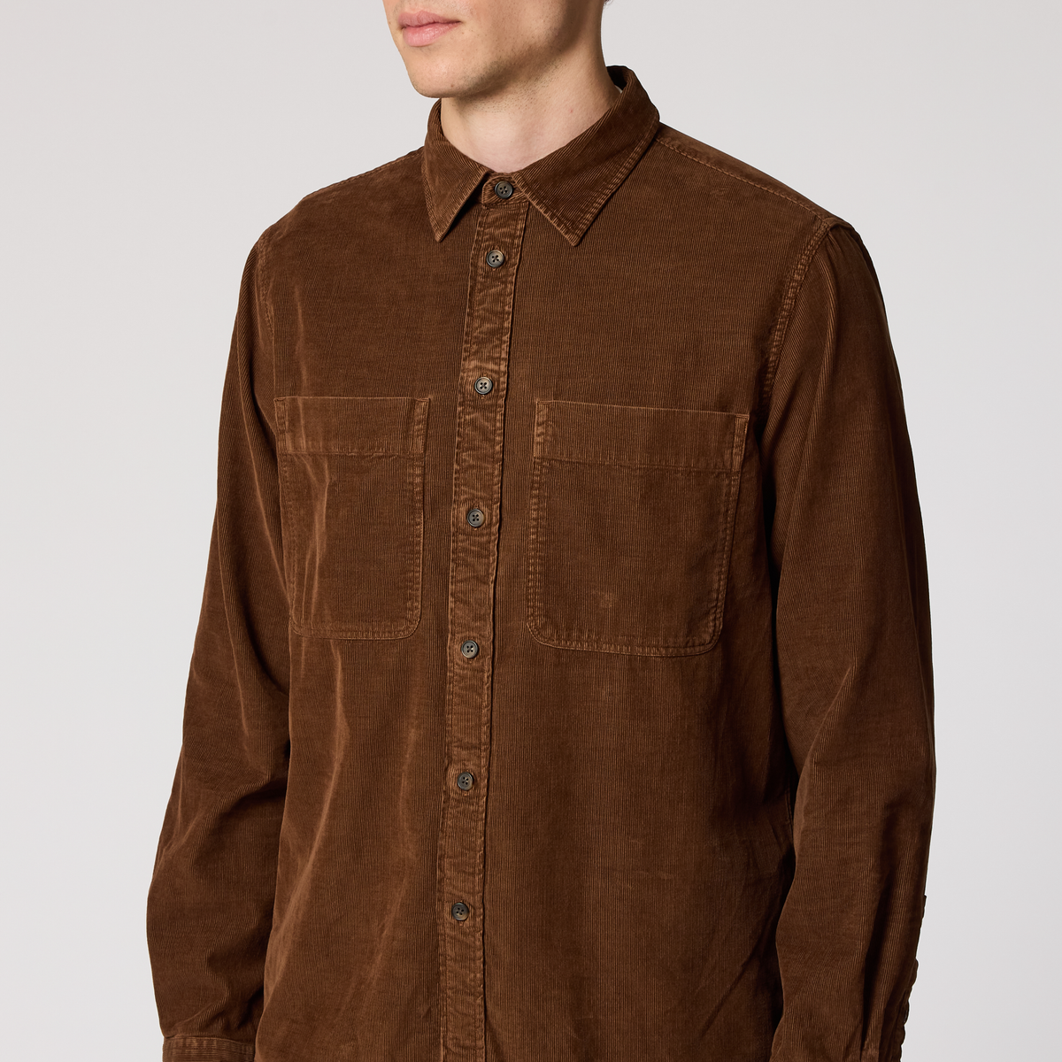 PS Paul Smith Brown Organic Cotton Casual Shirt