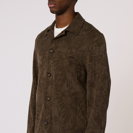 PS Paul Smith Brown Textured Chore Jacket