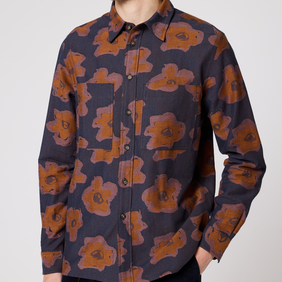 PS Paul Smith Blue Casual Fit Pocket Shirt