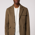 PS Paul Smith Grey Cotton Utility Blazer