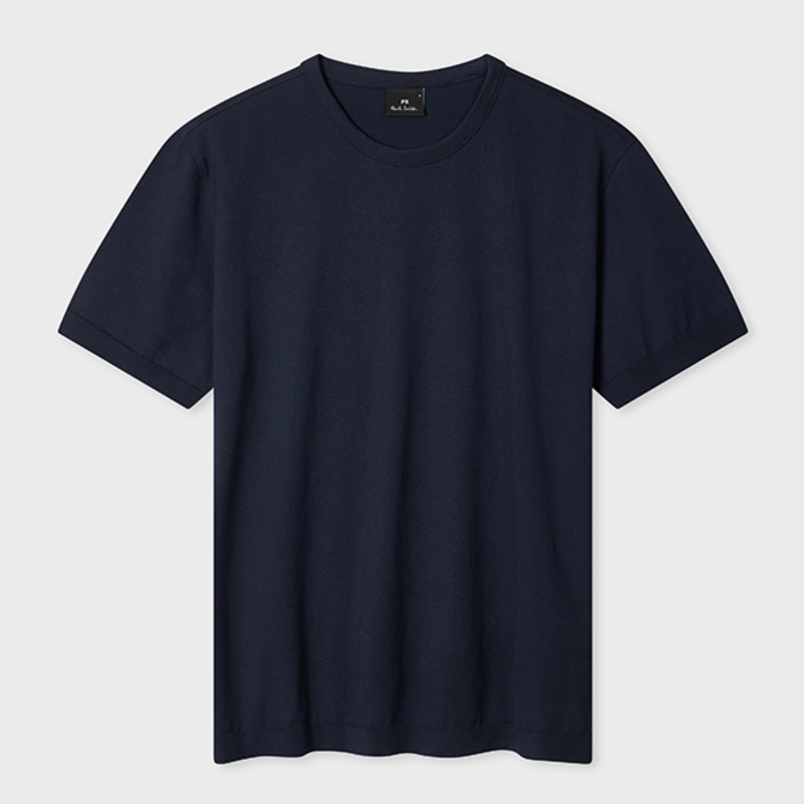 PS Paul Smith Cotton T-Shirt with Integrated Rib Detail