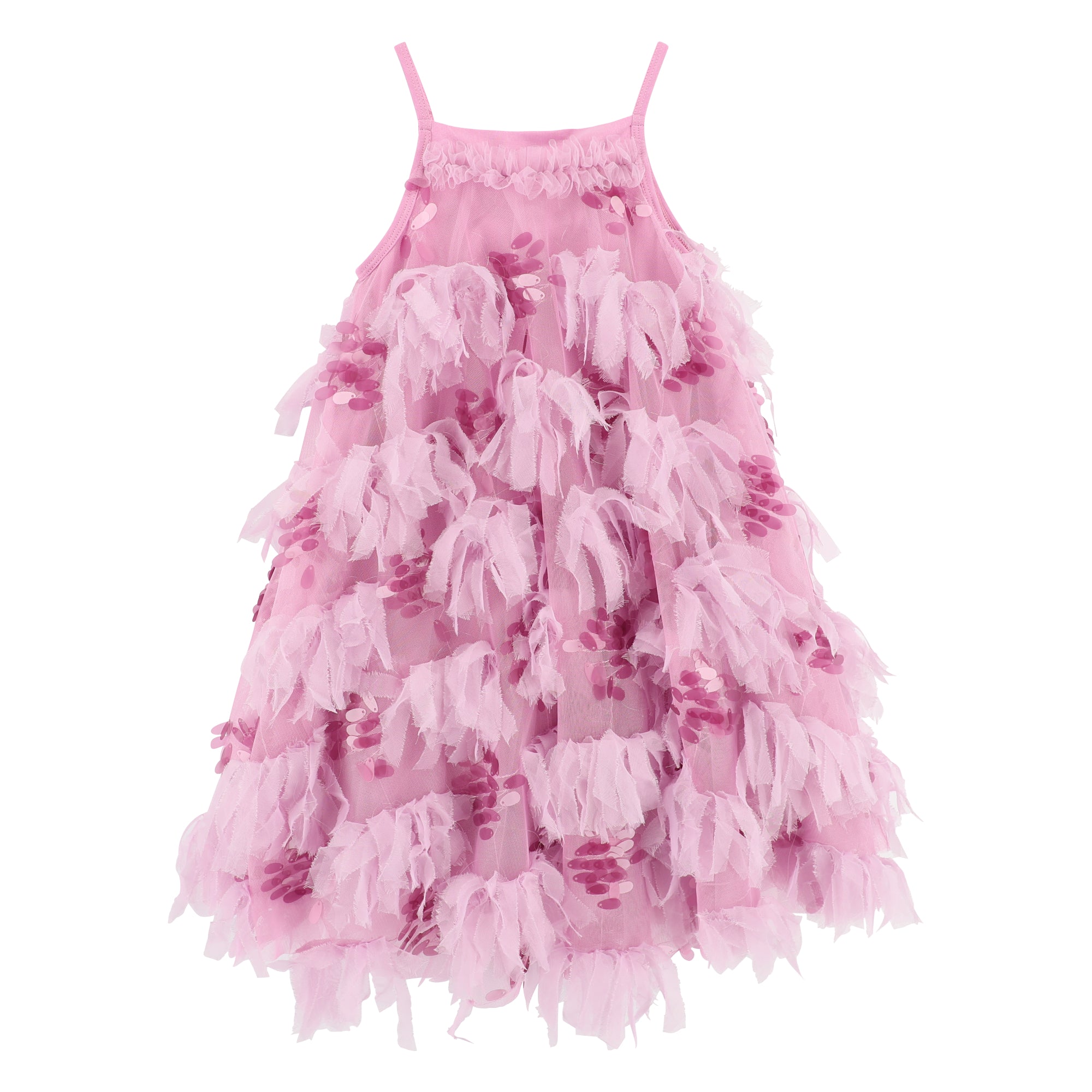 Palma 3D Tulle And Sequin Dress Orchid