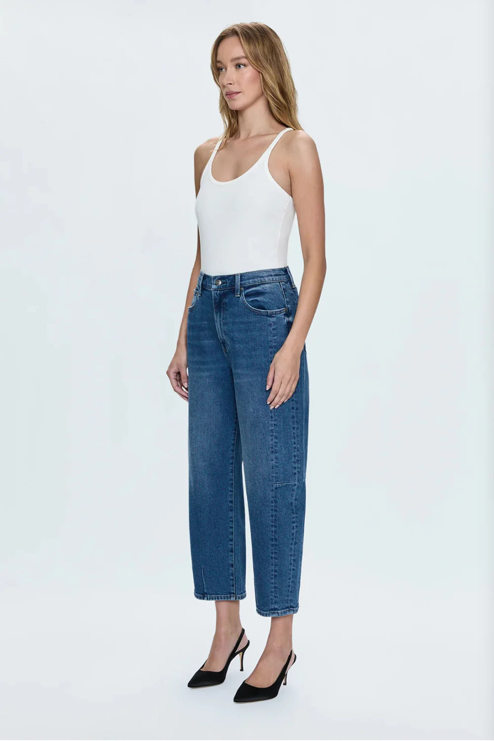 ELI HIGH RISE ARCHED LEG PANT
