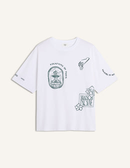 Art Nouveau Stamps Oversize tee-shirt