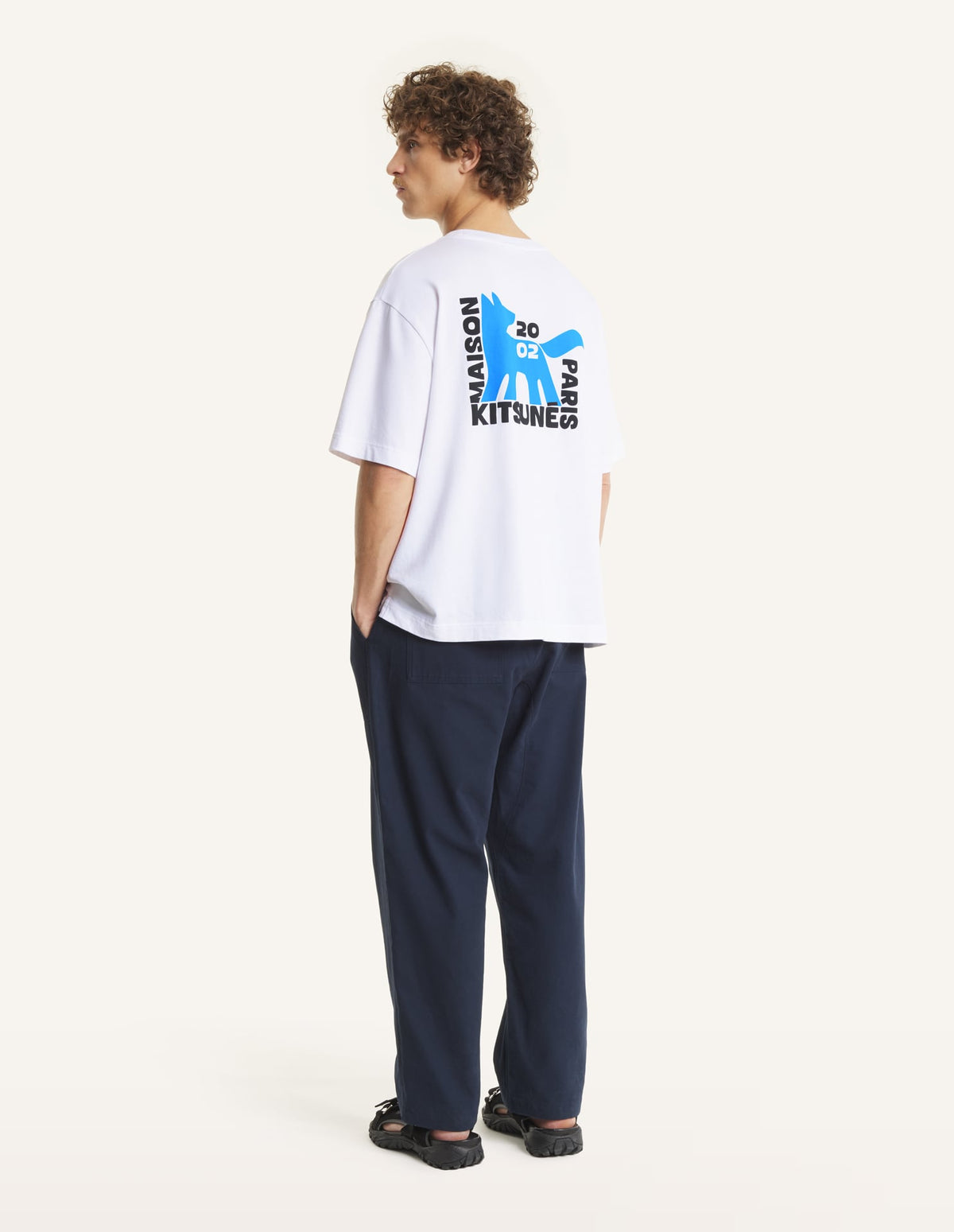 Gallery Fox Print Oversize Tee-shirt