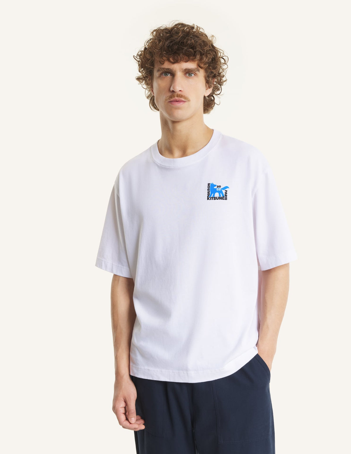 Gallery Fox Print Oversize Tee-shirt