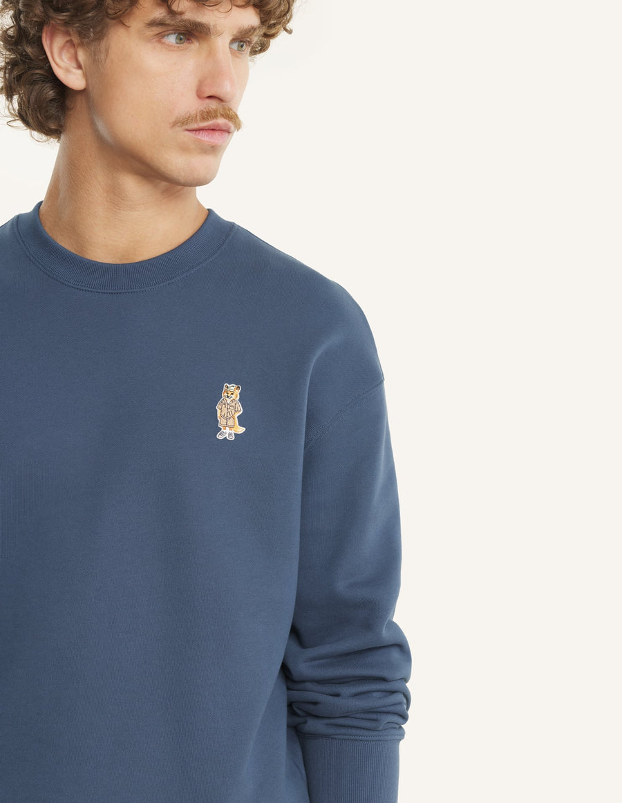 Dressed Fox Embroidered Sweatshirt