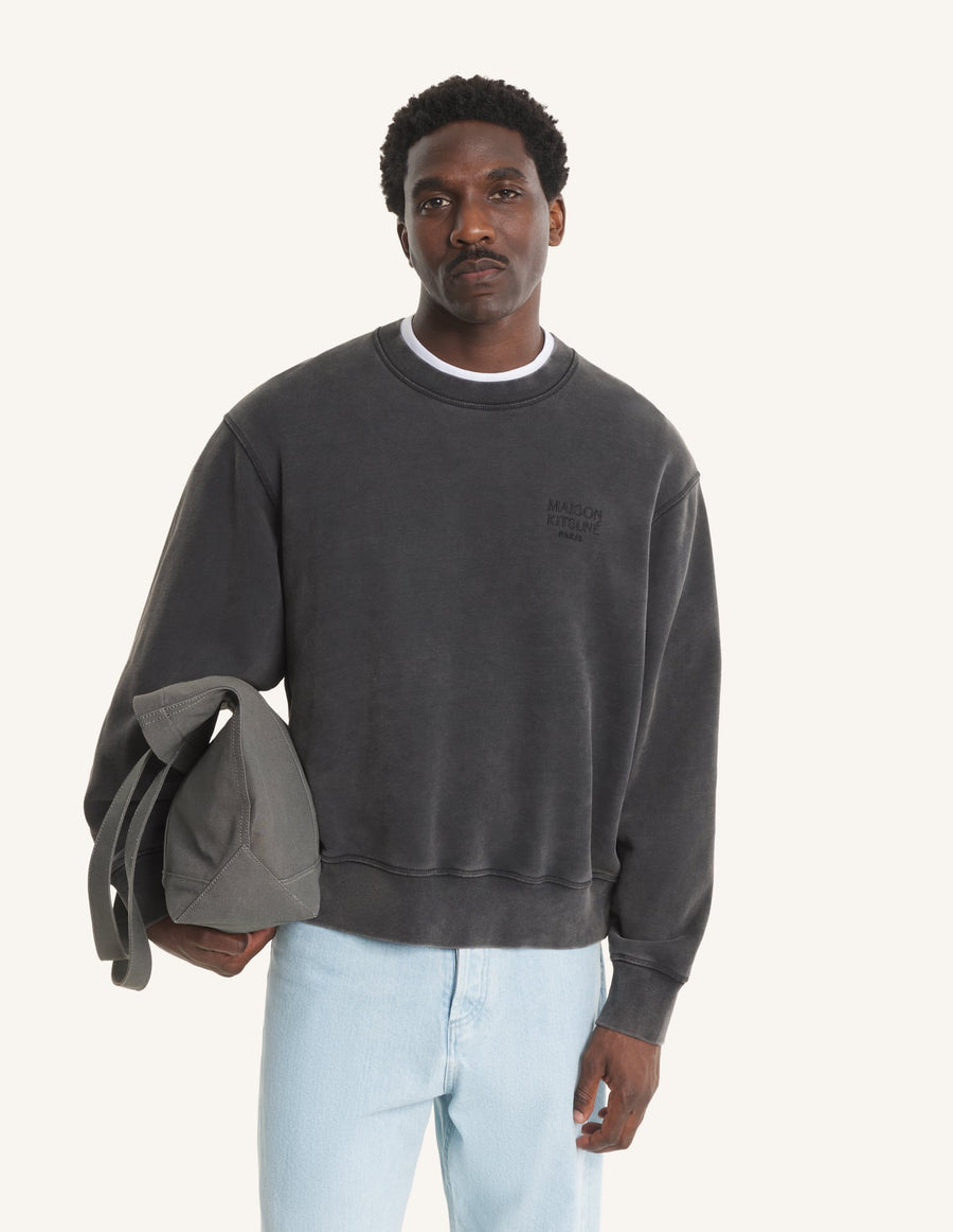 Maison Kitsune Gallery Faded Relaxed Sweatshirt