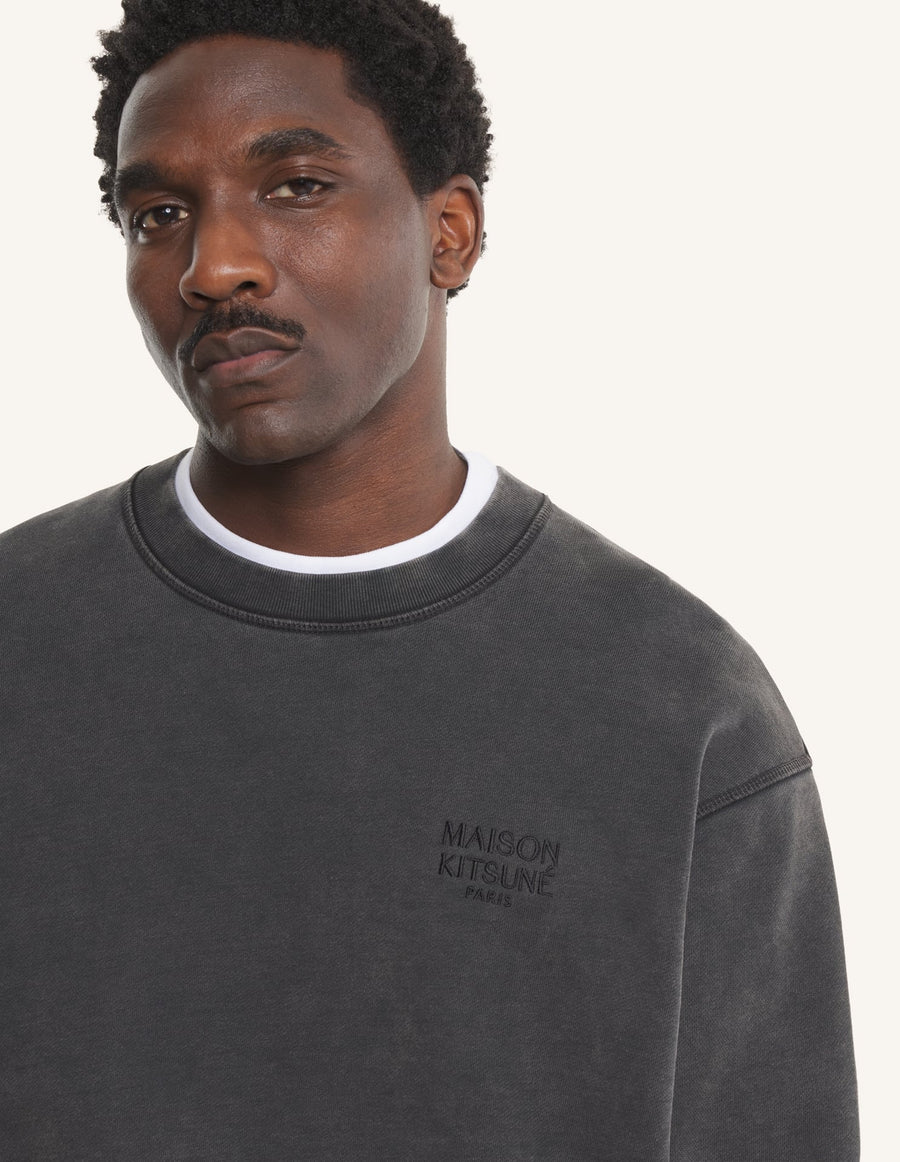 Maison Kitsune Gallery Faded Relaxed Sweatshirt