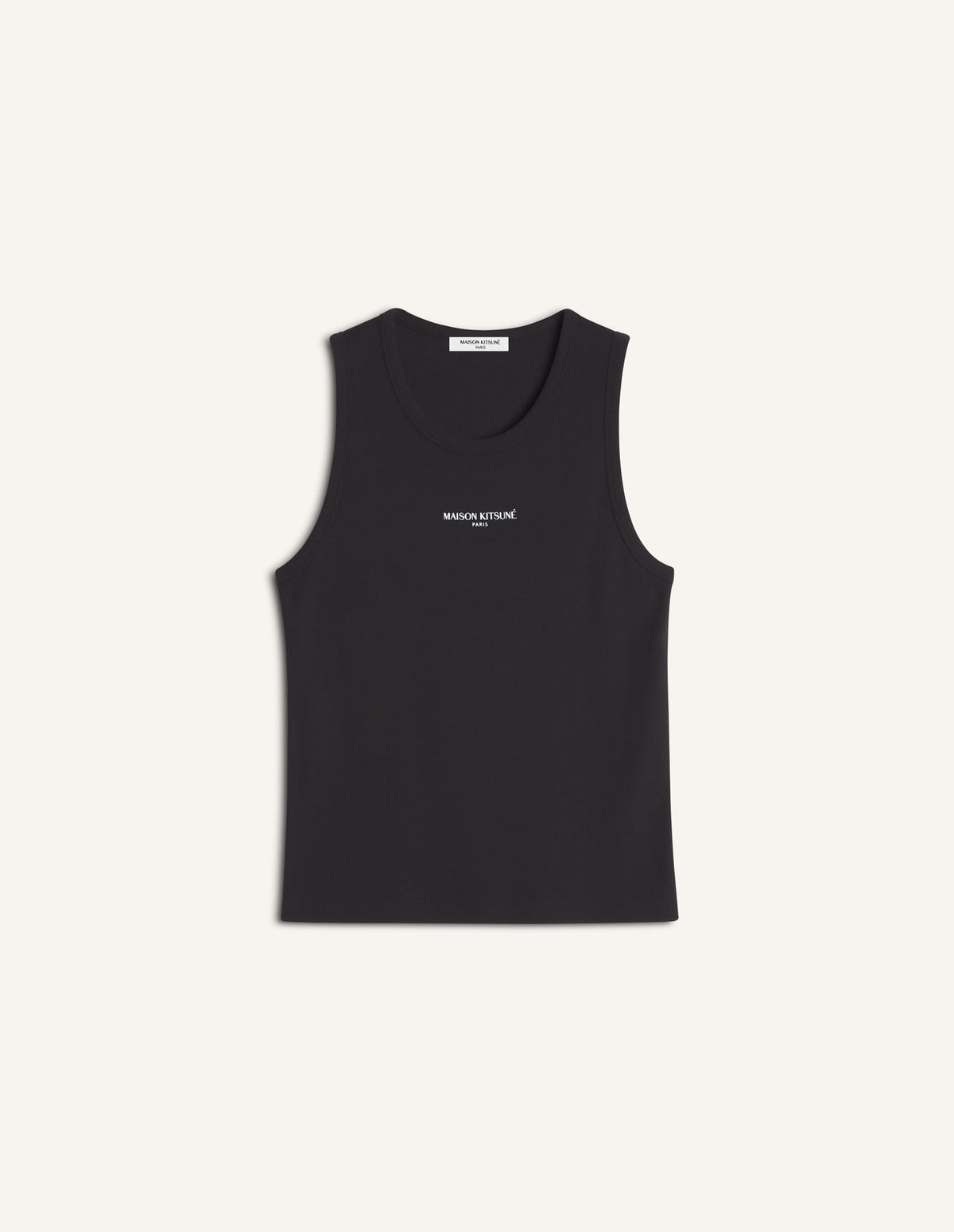 Maison Kitsune Paris Ribbed Tank Top