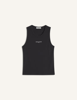 Maison Kitsune Paris Ribbed Tank Top